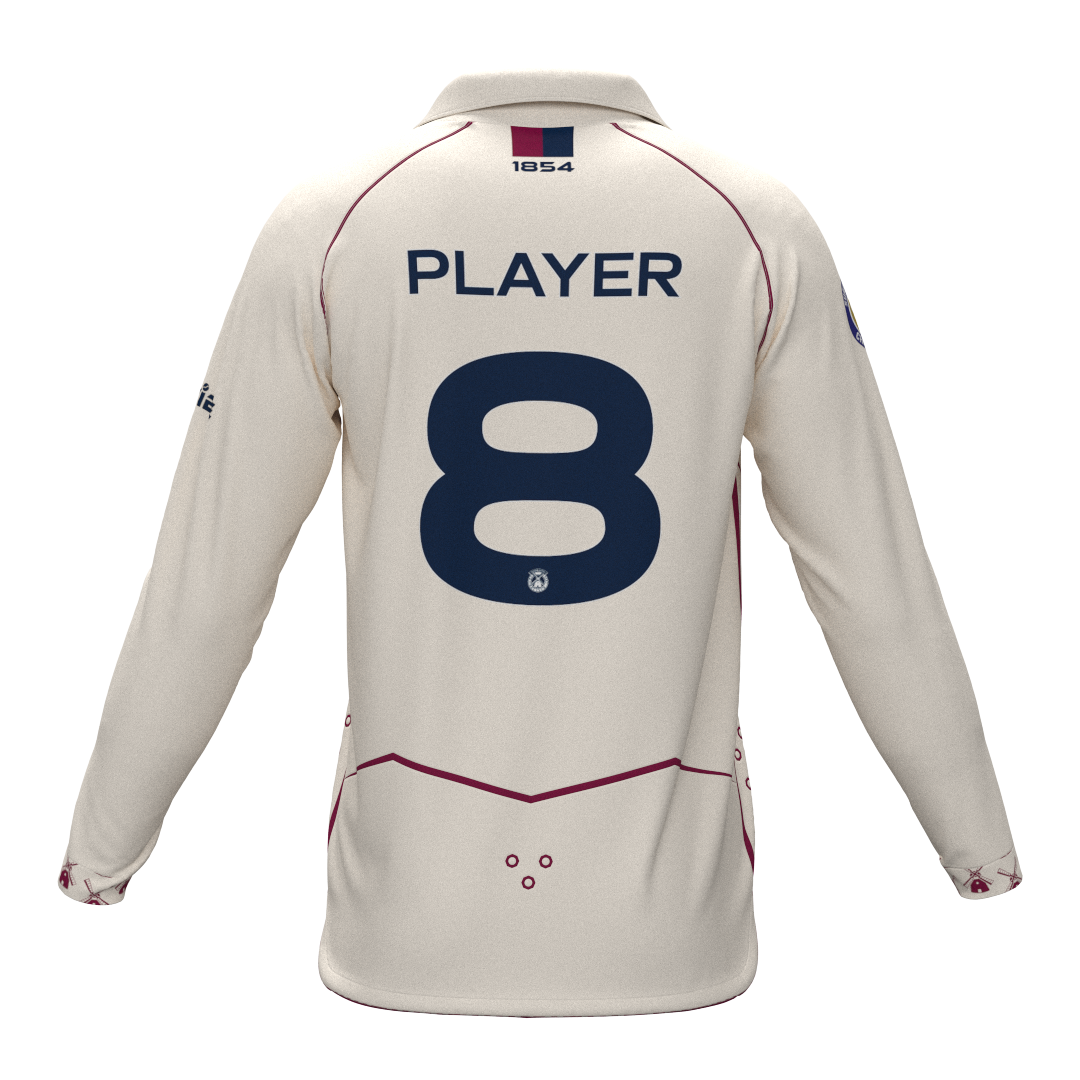Wimbledon CC Junior White Match Day Shirt (Long Sleeves)