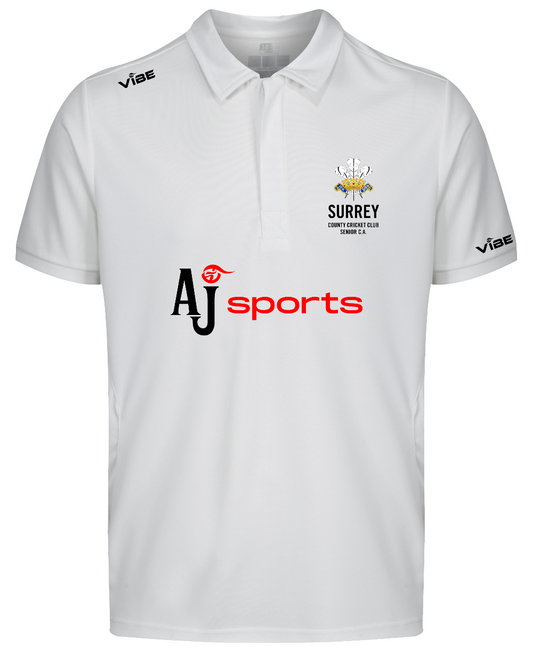 SSCA Radial Short Sleeve Cricket Shirt Ivory