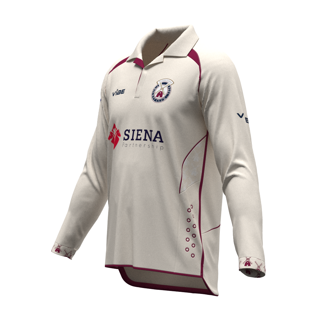 Wimbledon CC White Match Day Shirt (Long Sleeves)