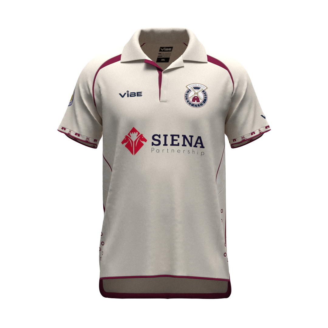 Wimbledon CC Junior White Match Day Shirt (Short Sleeves)