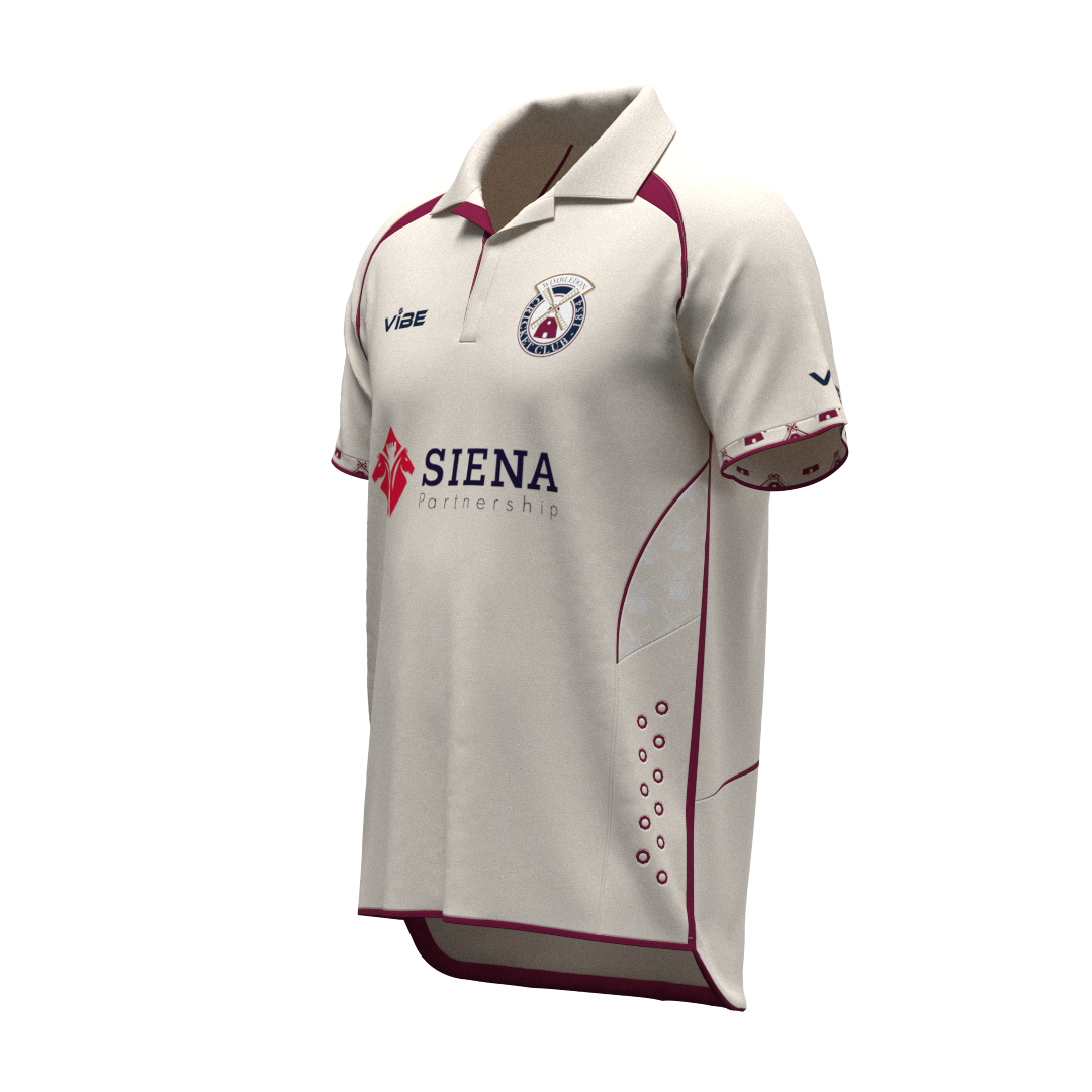 Wimbledon CC White Match Day Shirt (Short Sleeves)