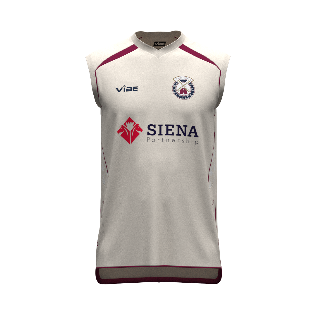 Wimbledon CC Junior White Match Day Slipover