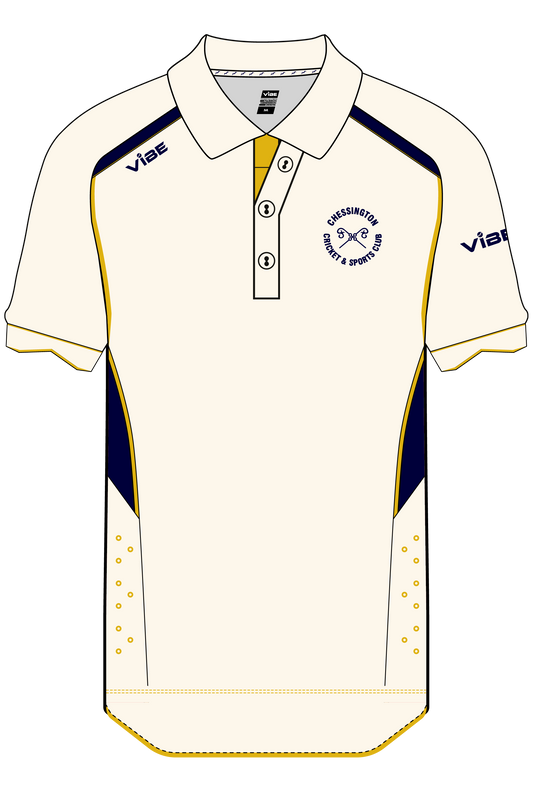 Chessington CC White playing Shirt S/S Senior