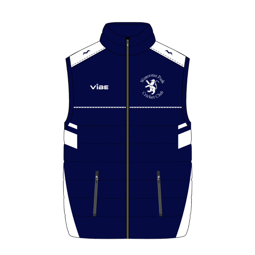 Worcester Park CC Padded Gilet Senior