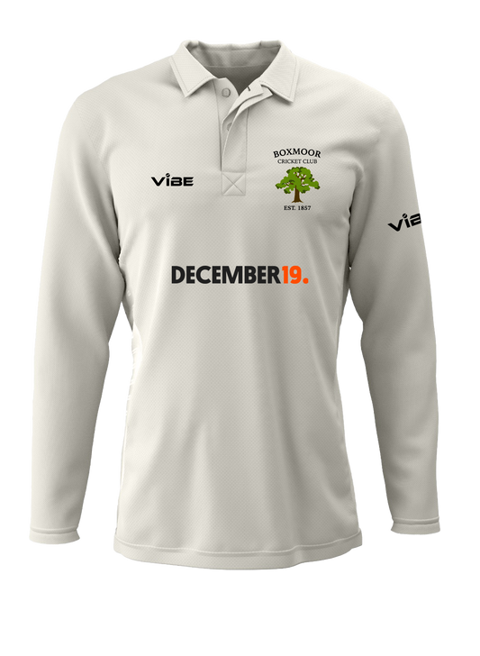 Boxmoor CC- White Playing Shirt L/S